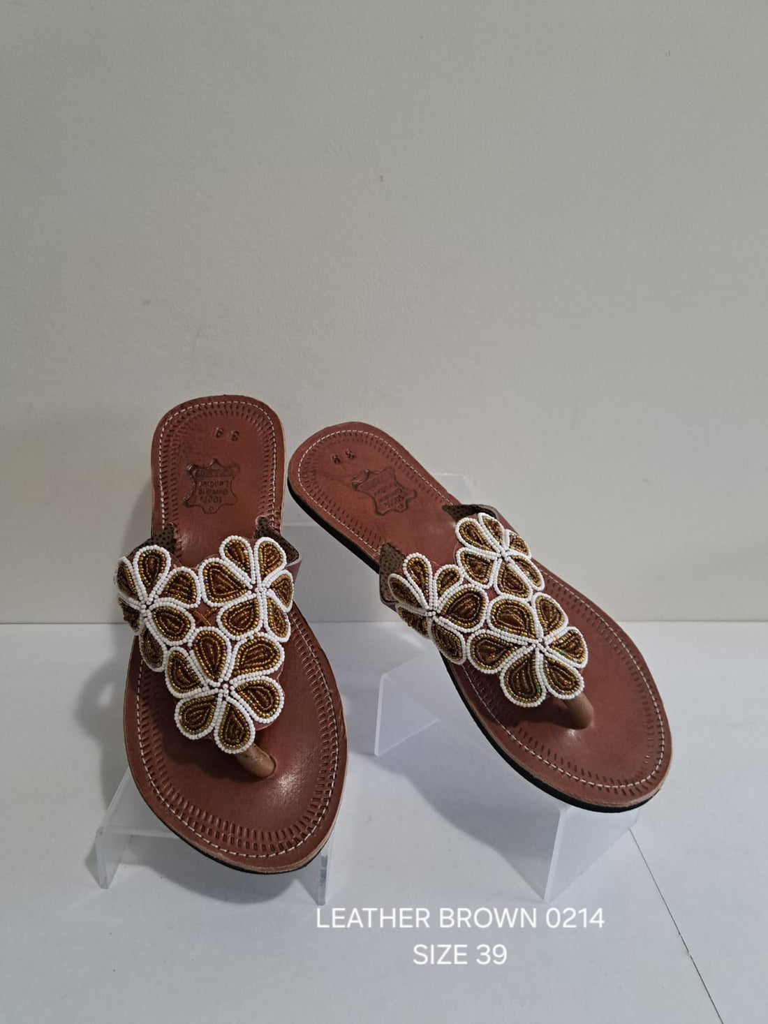 Leather Brown Sandals 0214