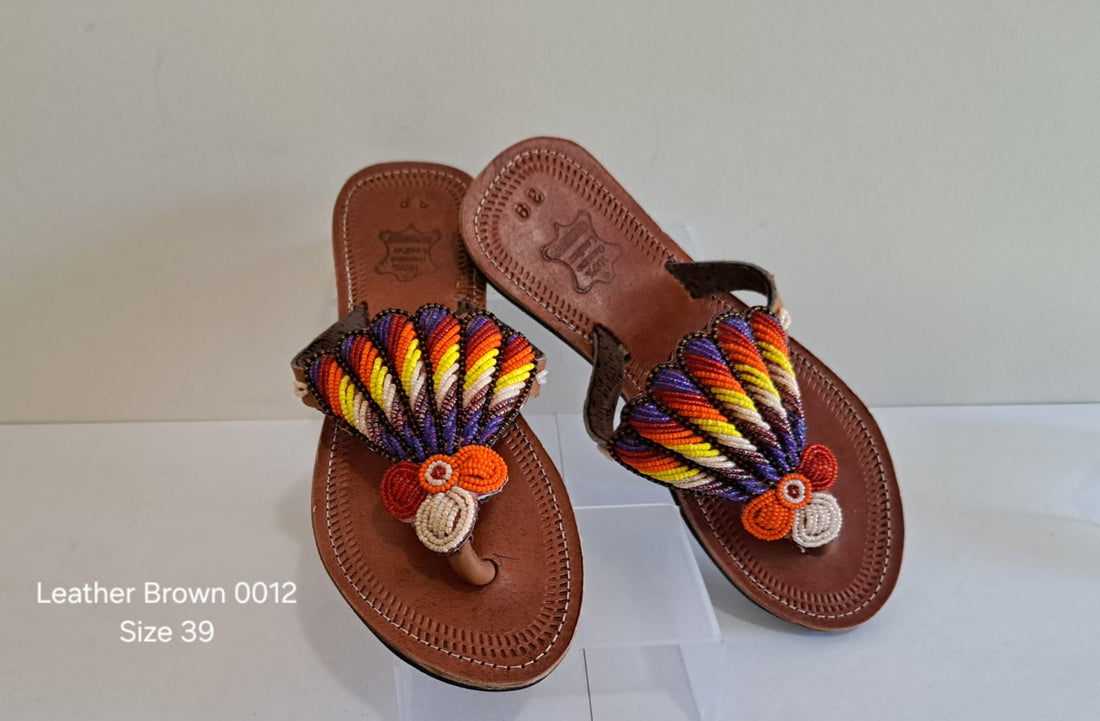 Leather Brown Sandal 0012