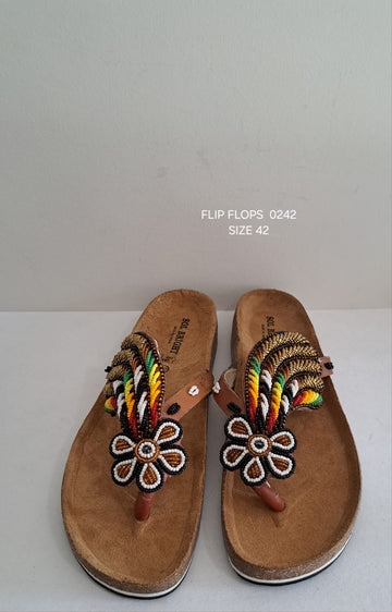 Hand-made Leather Flip Flop 0242