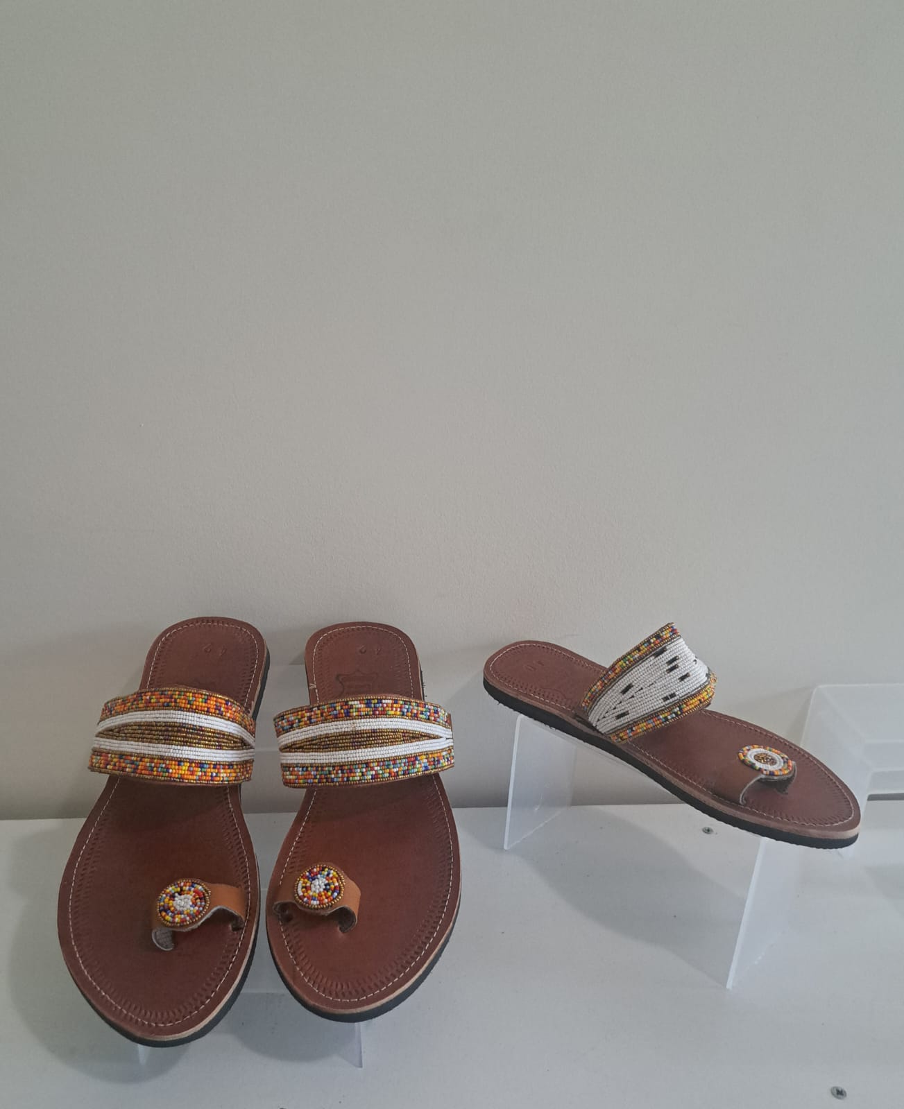 Flat Leather Sandal 0227